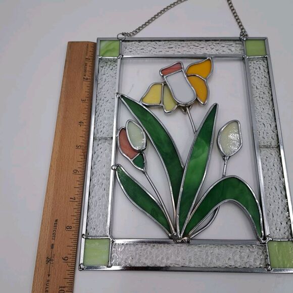 3D Stained Glass Daffodils Picture - Picture 6 of 8